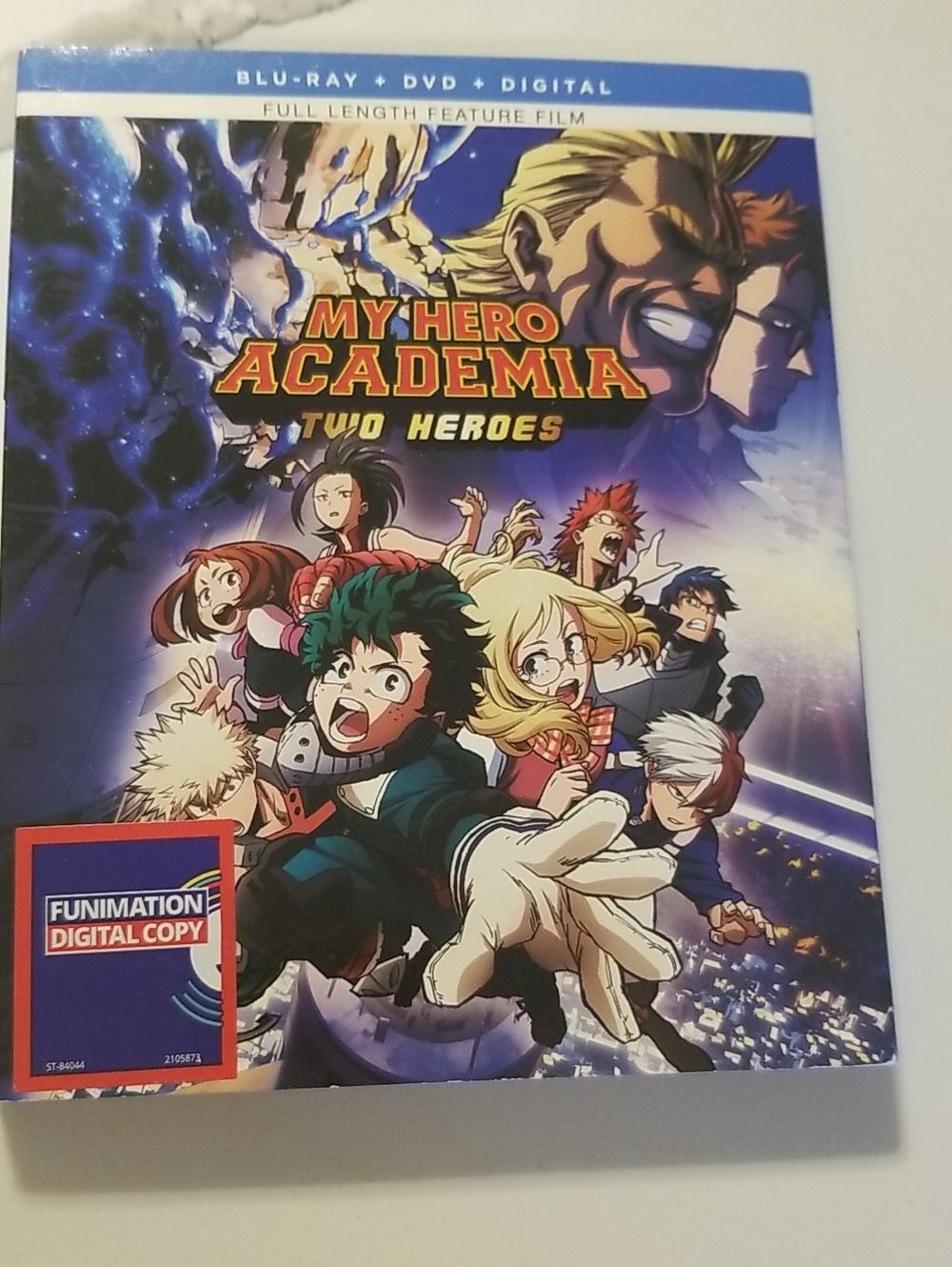 My Hero Academia: Two Heroes Blu-ray + DVD + Digital